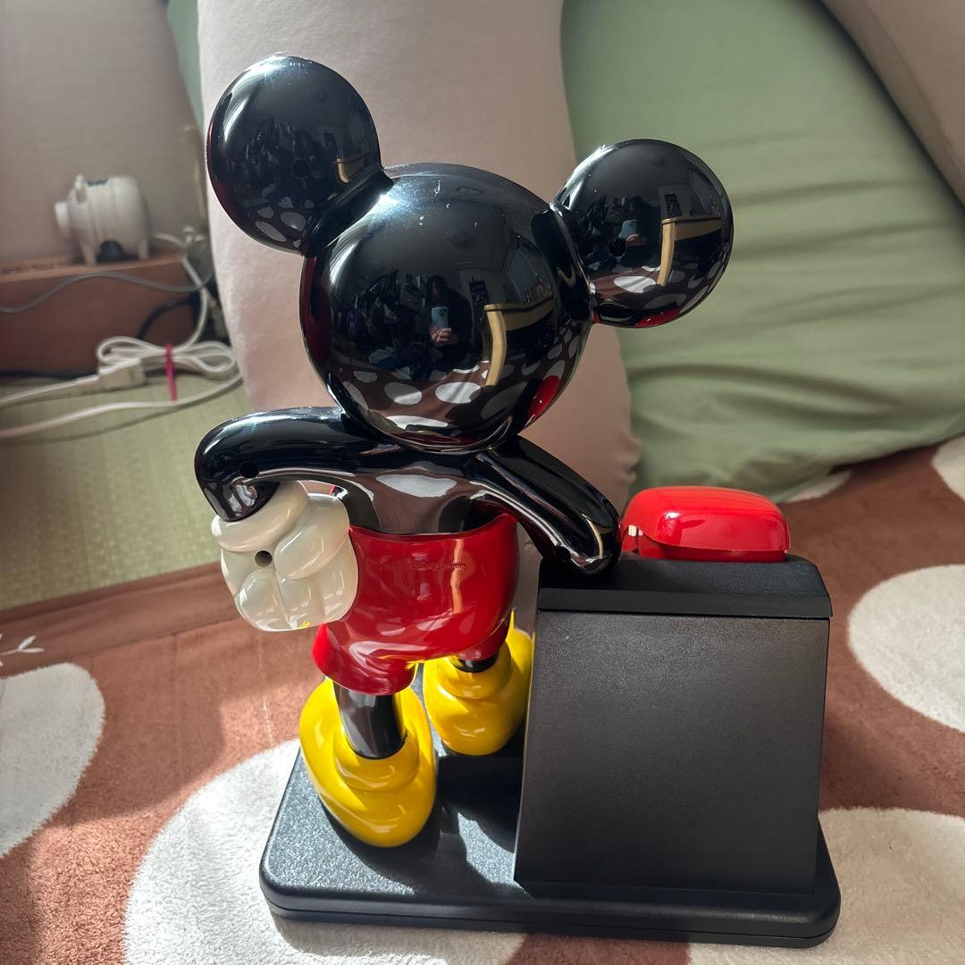 アンティーク ディズニー ミッキーマウス プッシュボタン式固定電話