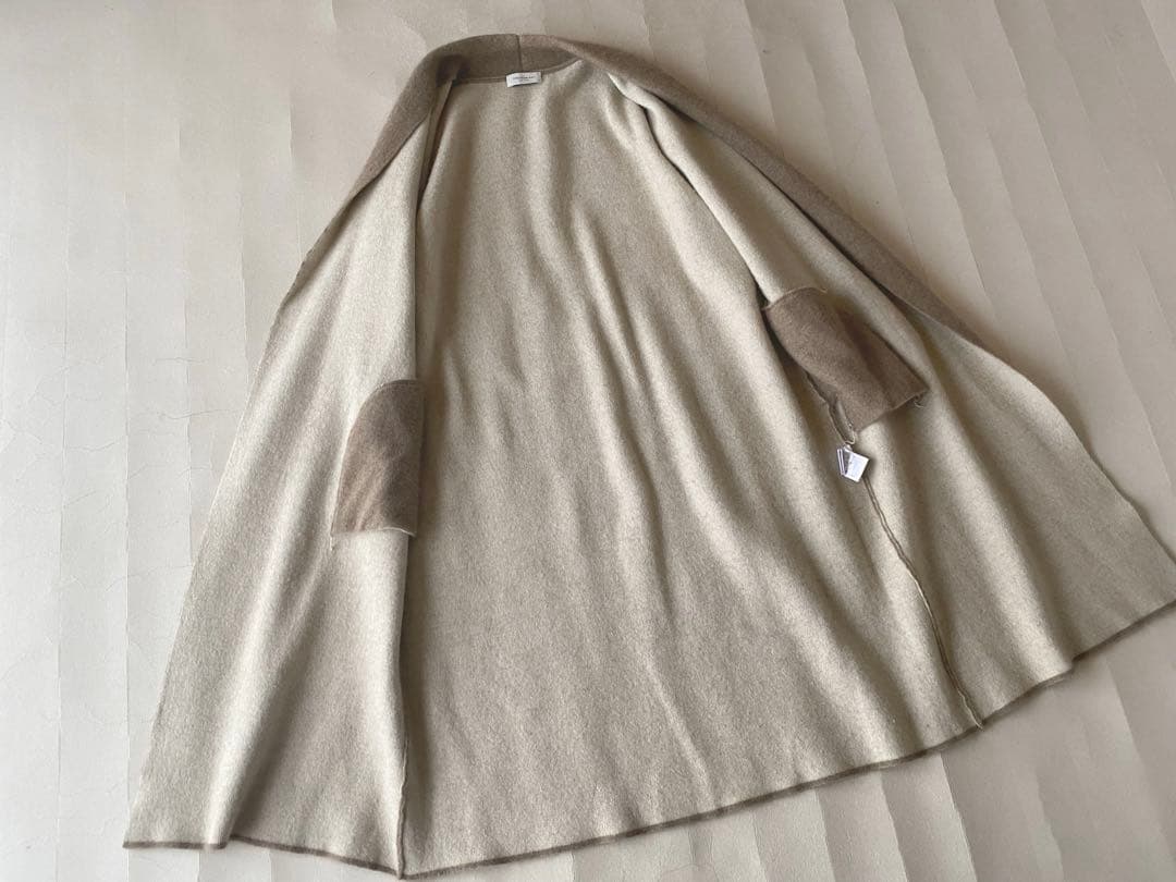 トゥモローランドTOMORROWLANDラクーンヘアリーWフェイスコーディガン