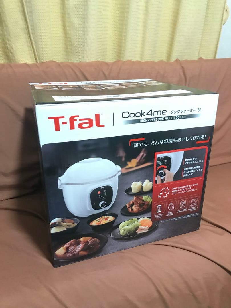 クックフォーミー ホワイト 6L ／T-fal Cook4me 圧力調理器 6L クックフォーミー ティファール T-fal ホワイト 6L (スロークッキング