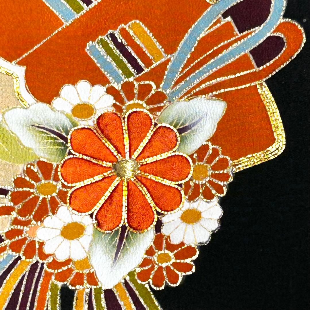 676】友禅•刺繍•金駒刺繍 黒留袖 - メルカリ