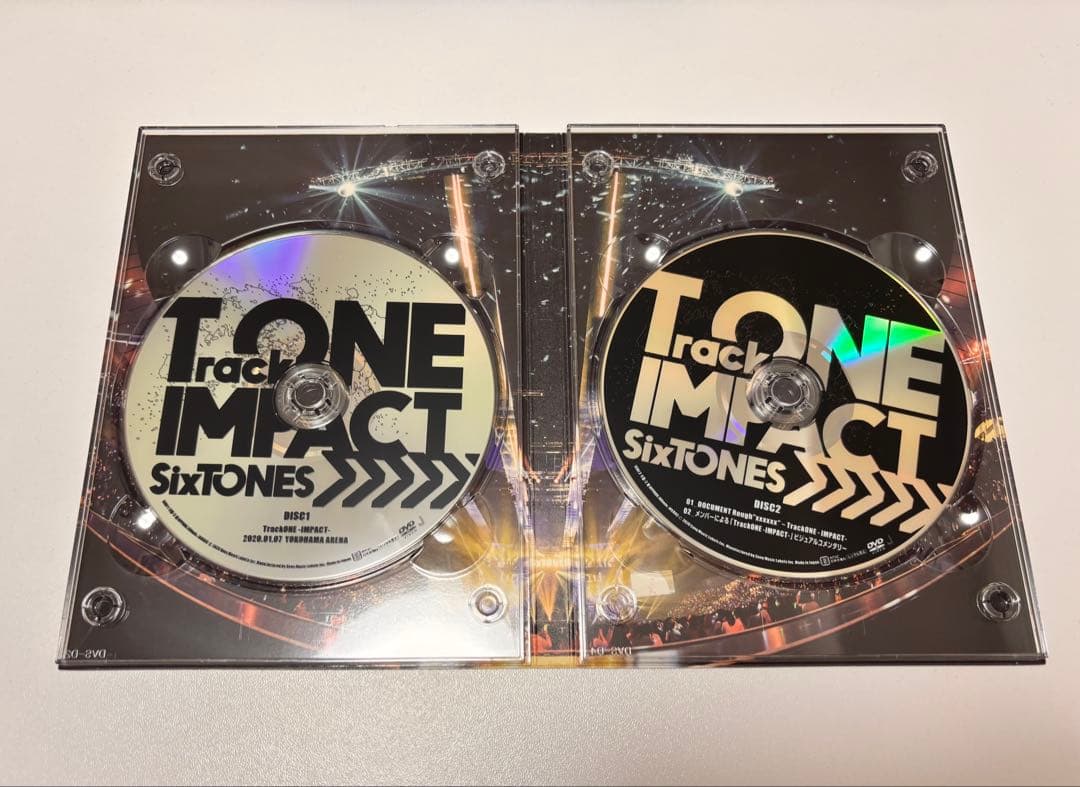 SixTONES TrackONE -IMPACT- 初回盤 DVD2枚組 - メルカリ