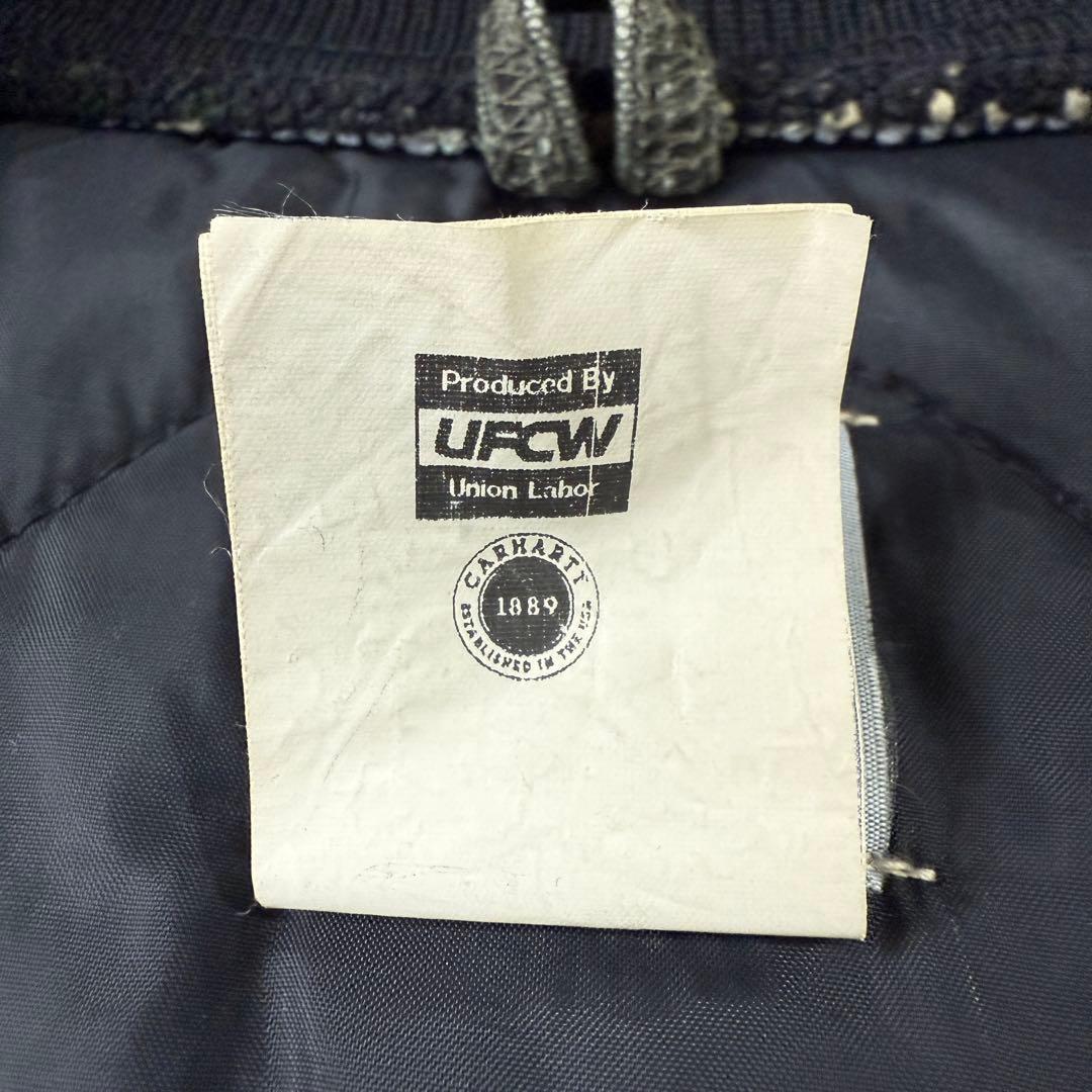 アルフ0806様 カーハート【L】 00s USA製 ダックベスト モス