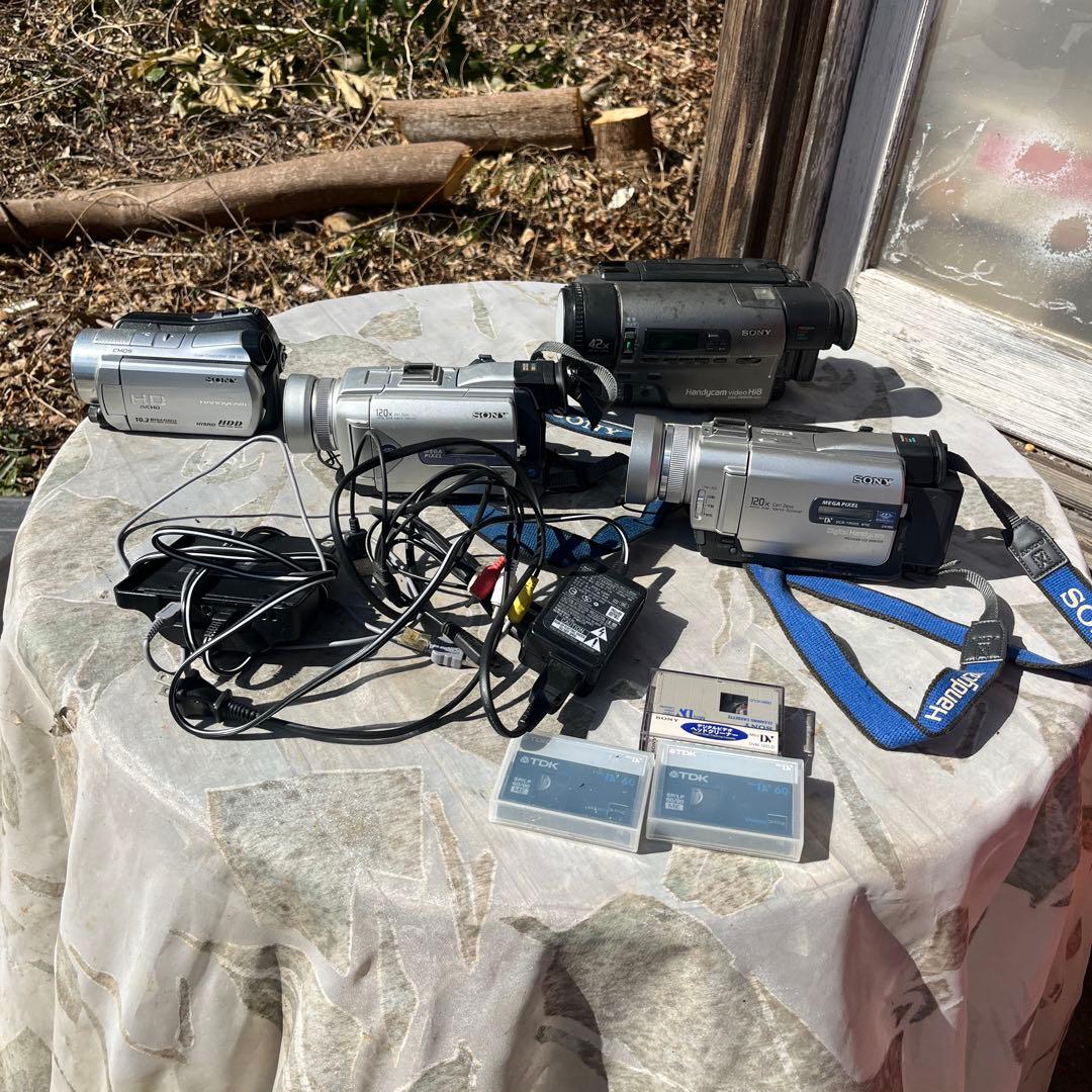 ソニー　ハンディカム　8ミリ　その他　4機セット　ジャンク 2026年最新】Yahoo!オークション -8mmハンディカムの中古品・新品・未