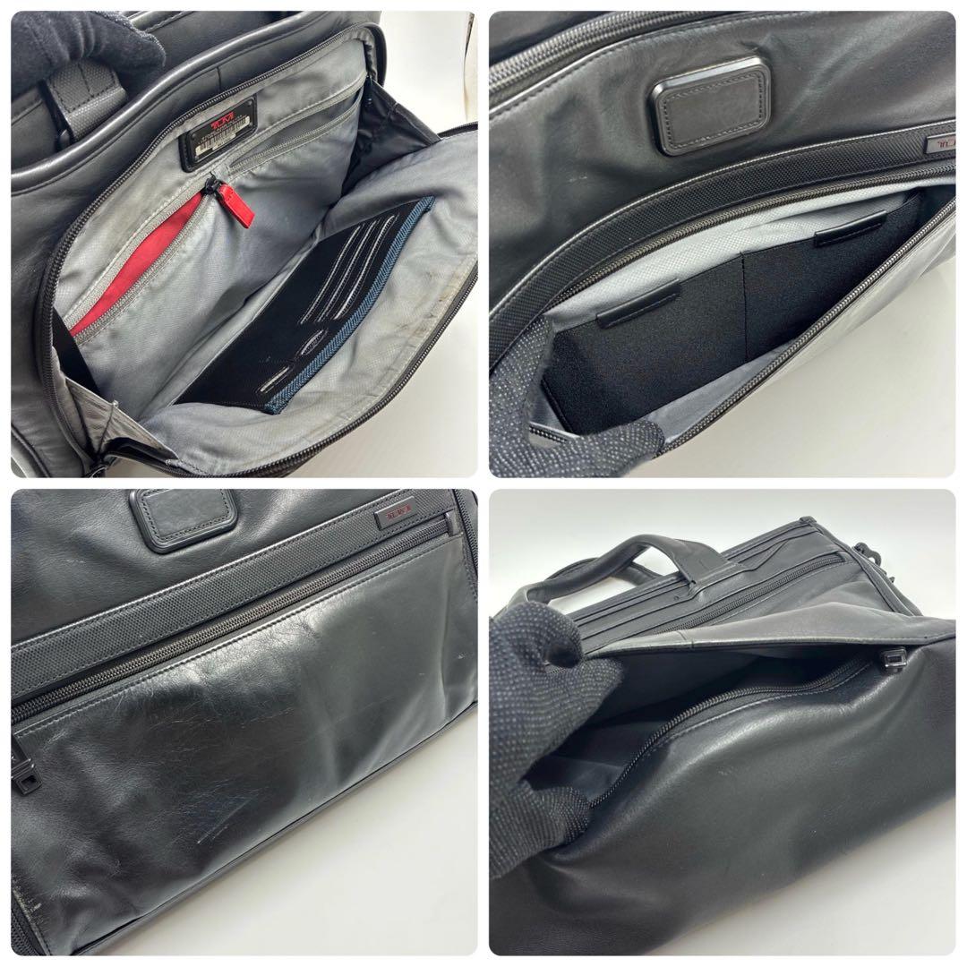 《状態良》TUMI ブリーフケース レザー ビジネスバック ブラック