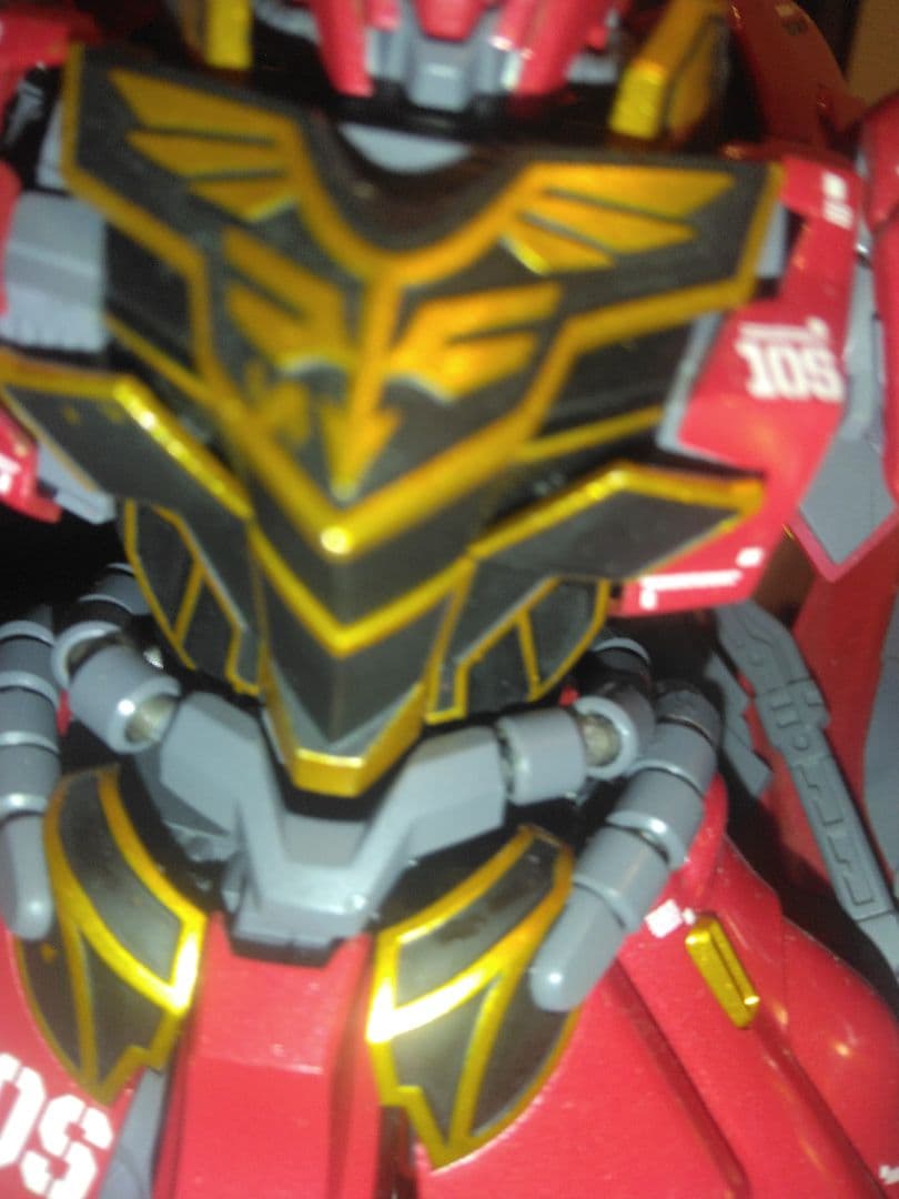ガンプラ MG シナンジュ 全塗装完成品 バズーカ 専用台座付 - メルカリ