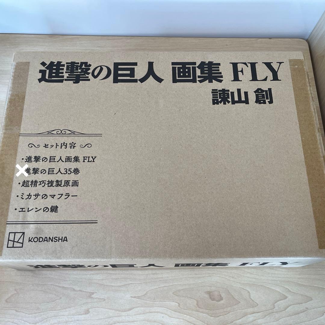 進撃の巨人 画集 FLY 35巻欠品 開封のみ 進撃の巨人 画集 FLY 35巻 - メルカリ