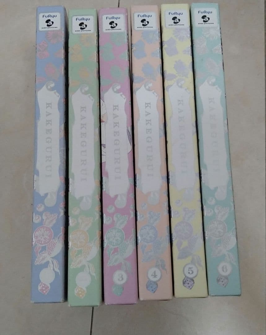 賭ケグルイ DVD 全巻セット 1期 【箱キズ・シミ汚れあり】