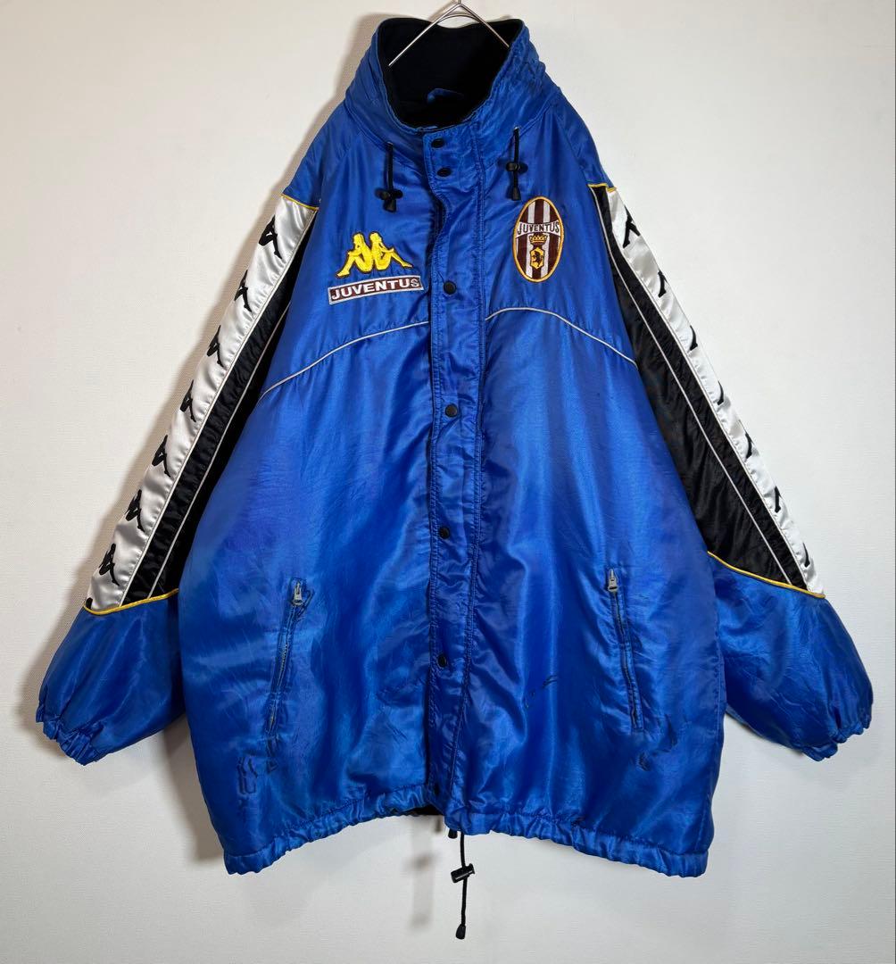 kappa カッパ JUVENTUS 刺繍ロゴ　中綿入り　ナイロンジャケット Kappa（カッパ） ナイロンジャケット ナイロンジャケット メンズ