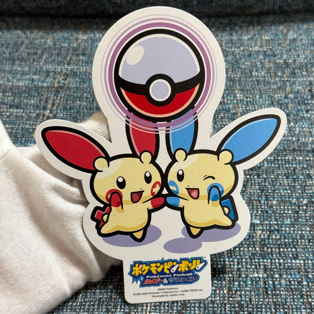 希少☆美品】ポケモン ピンボール ルビー＆サファイア 店頭販促用POP