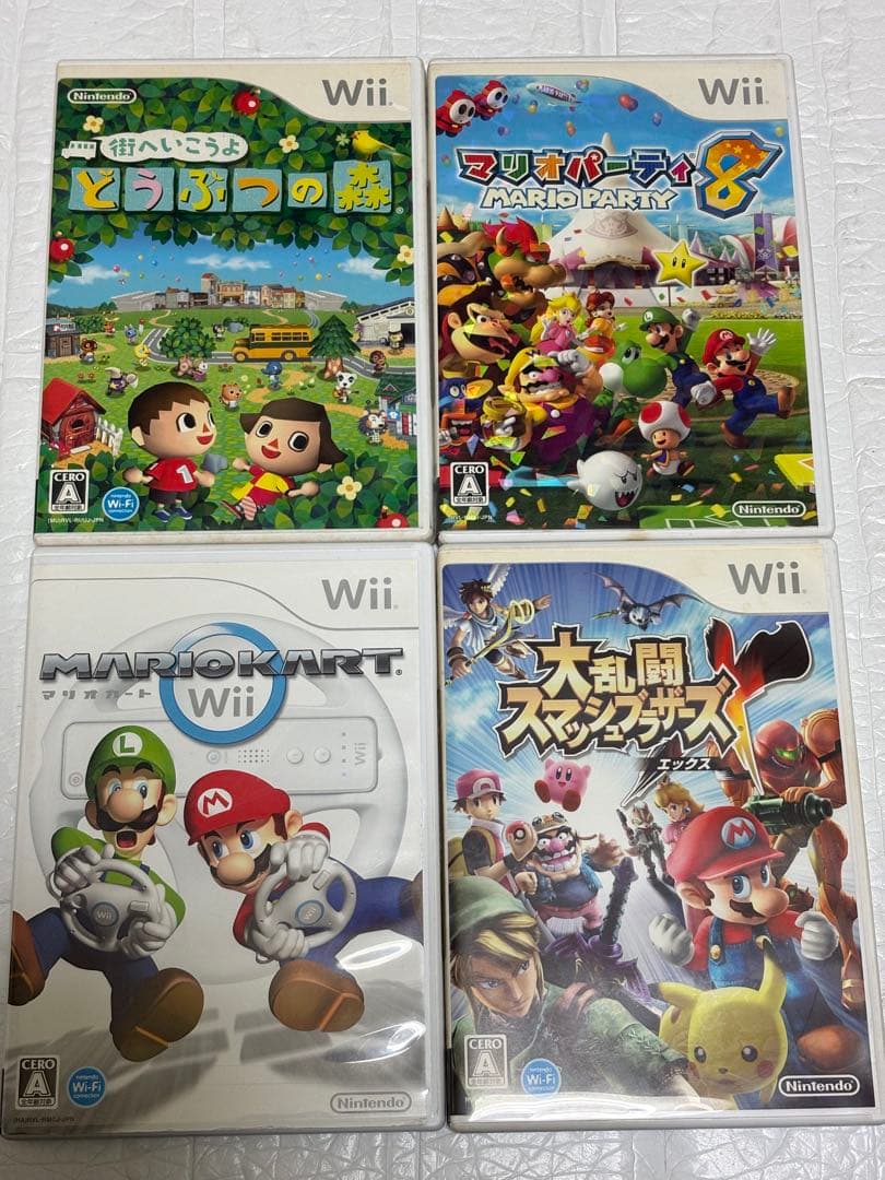 ⭐️24時間以内発送⭐️ Wiiソフトまとめ売り 4本セット スマブラx