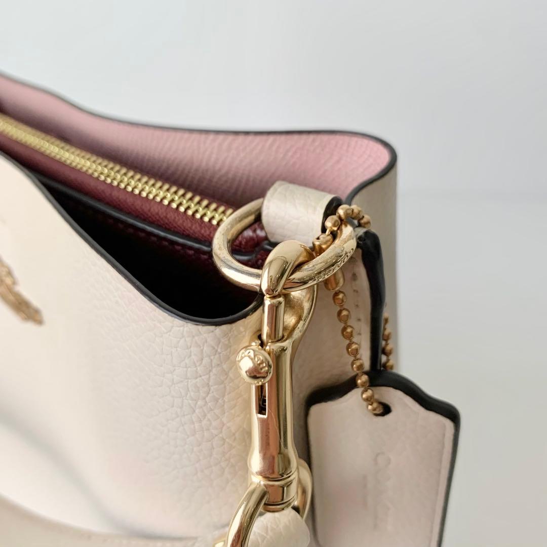 COACH】コーチ モリー バケットバッグ アイボリー ホワイト 2way