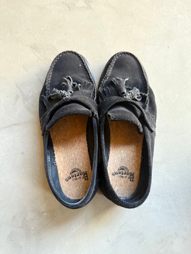 Dr.Martin 黒いフリンジ付きスエードモカシン 楽天市場】ドクターマーチン Dr.Martens メンズ レディース シューズ