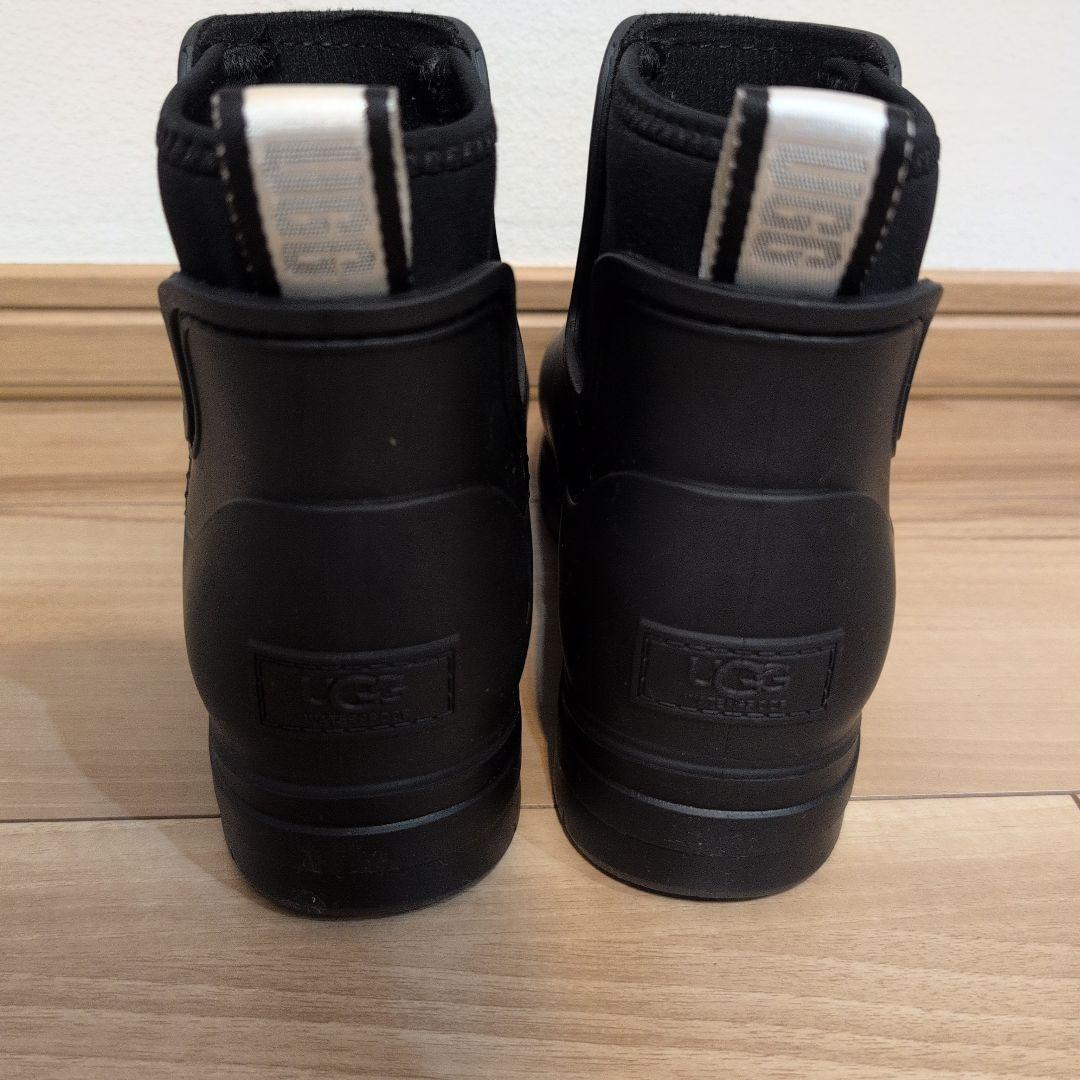 新品試し履きのみ】UGG DROPLET レインブーツ 防水 ブラック25cm