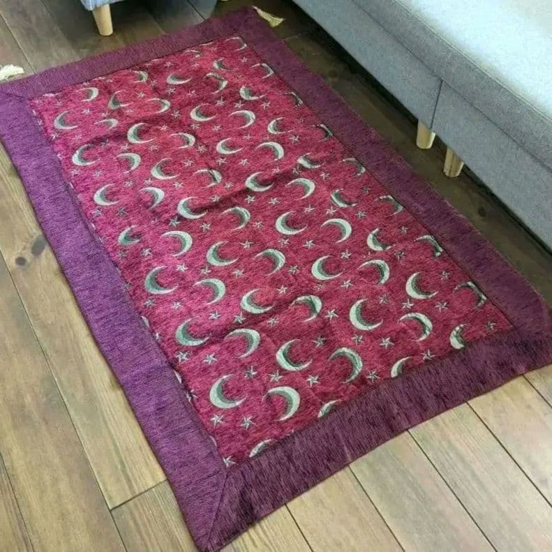 ＊NEW＊トルコ製 ラグマット (月と星) ラグ シャギーラグ ルナ 140×200cm （ ラグマット 星 絨毯 じゅうたん