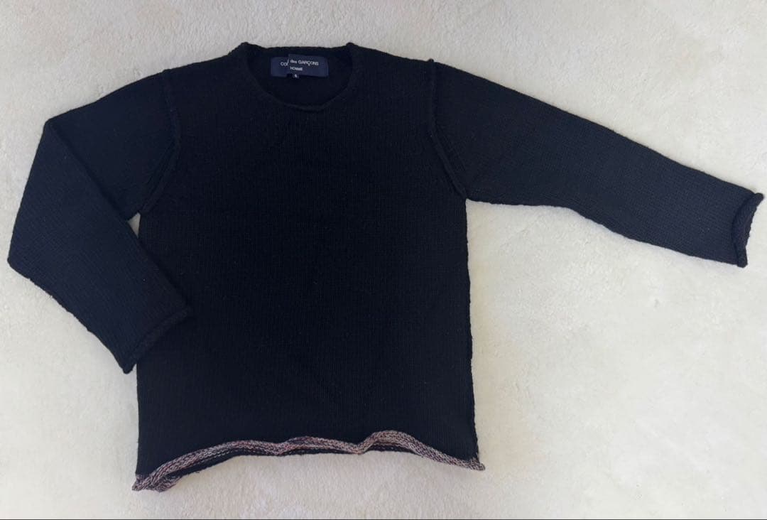 COMME des GARÇONS HOMME AD2005 ウール ニット COMME des GARCONS HOMME Vネックニット