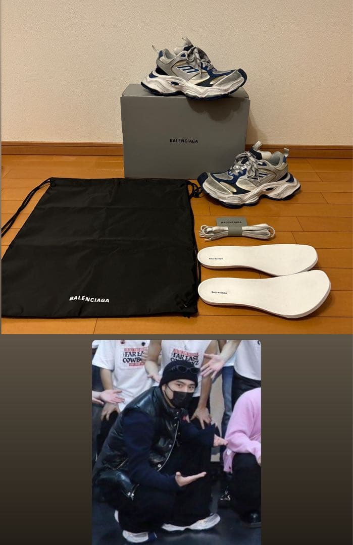 登坂広臣着用 BALENCIAGA CARGO SNEAKER 42 - メルカリ