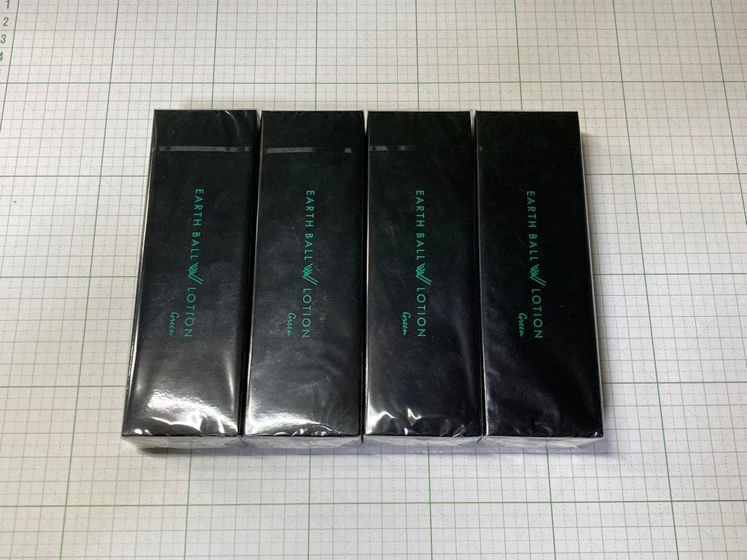 アースボールWローション　グリーン　新品未開封　4個セット アースボールGreen ｜ MOTEMASCARA（モテマスカラ）FF Green