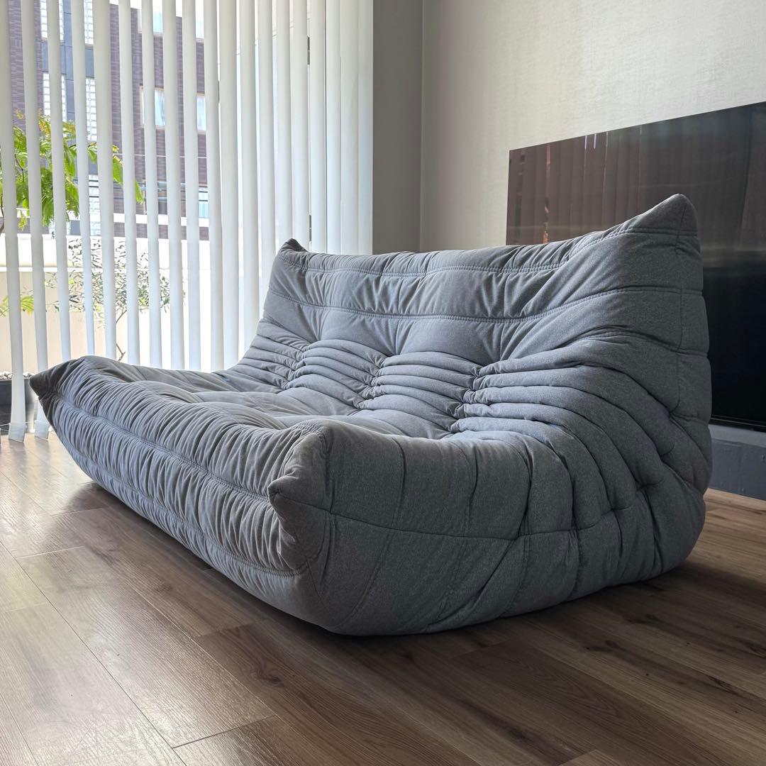 美品 リーンロゼ トーゴ 3P 50周年特別生地【DENDEN】ライトグレー