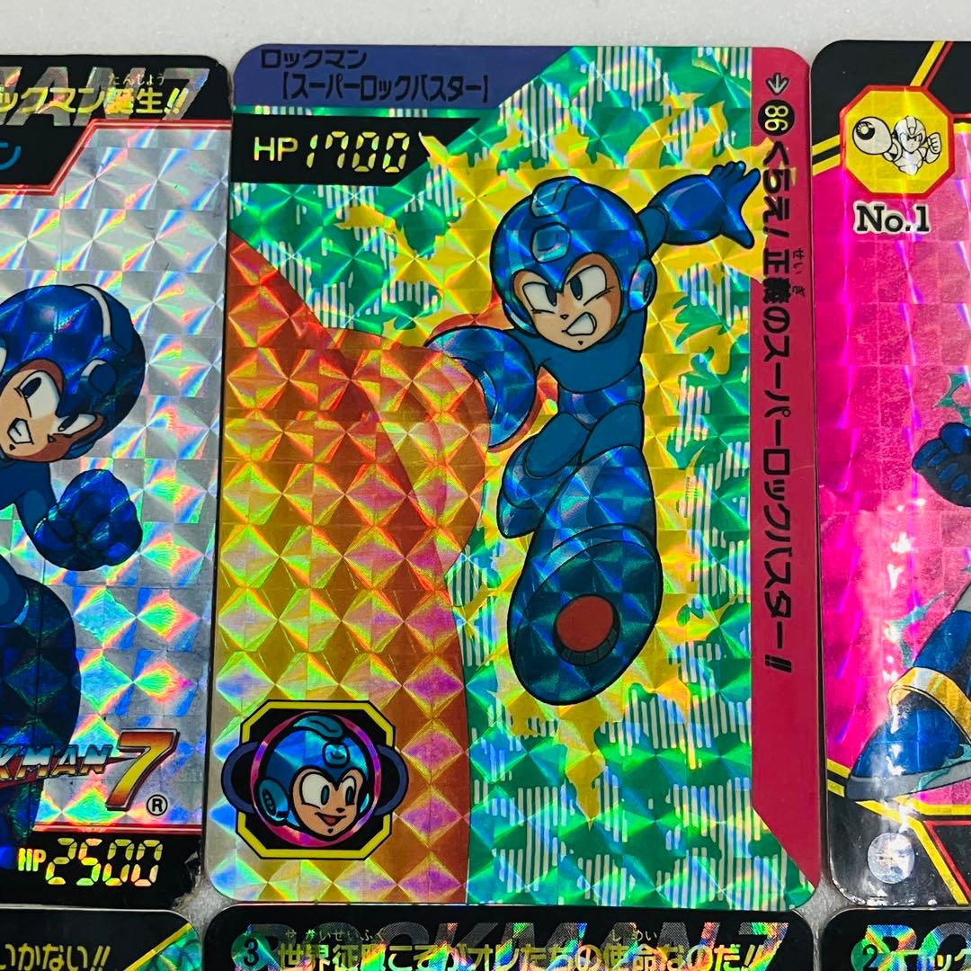 当時物 ロックマン カードダス 6枚セット バンダイ - メルカリ