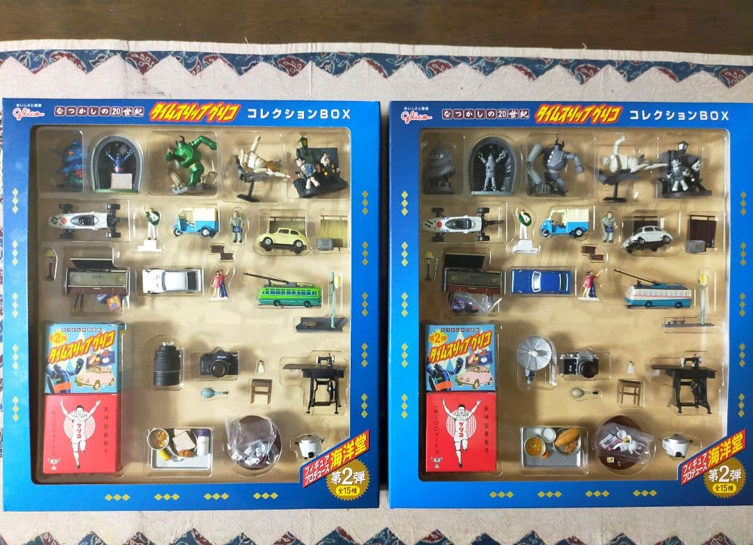 タイムスリップグリコ 第2弾 コレクションボックス（全15種）2セット（レア込） タイムスリップグリコ 第2弾 コレクションボックス（全15種）鉄人