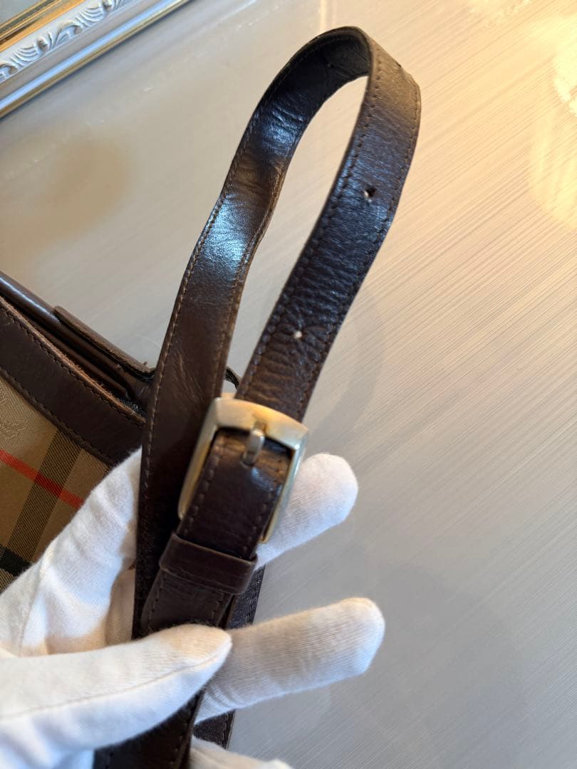 nochiko さま専用】オールドバーバリー ショルダーバッグ - メルカリ