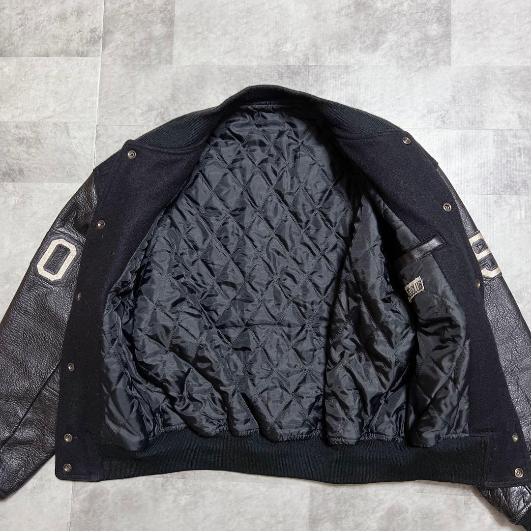 激レア！限定HOUND DOGハウンドドッグ レザースタジャン ワッペン 刺繍