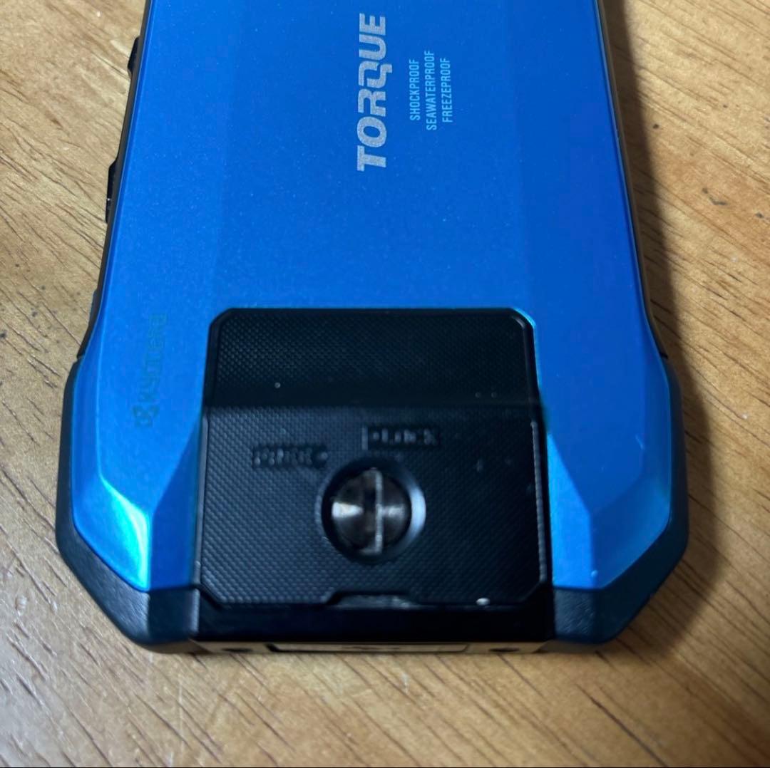 ジャンク品 au TORQUE G04 ブルー 京セラ KYV46 ブルー - メルカリ