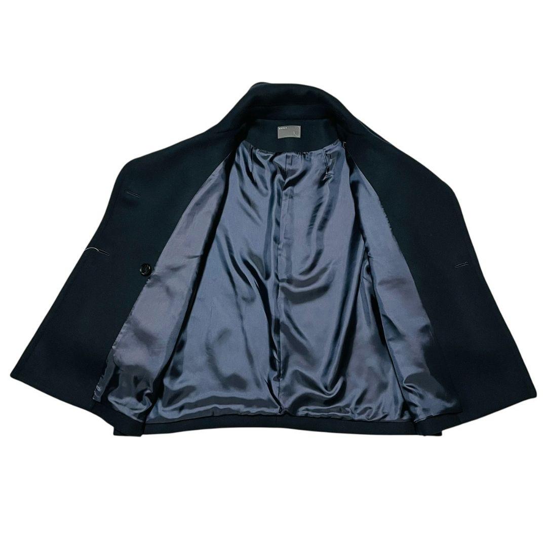 25AW✨ 新品タグ付き NOBLE スタンドカラーオーバーコート ネイビー