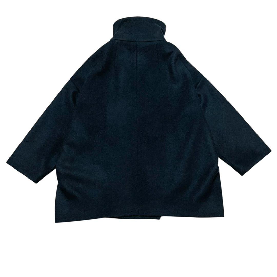 25AW✨ 新品タグ付き NOBLE スタンドカラーオーバーコート ネイビー