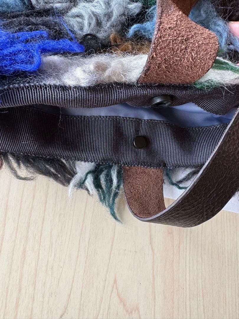 ミナペルホネン [pot-au-feu puist bag］(ブルーミックス)