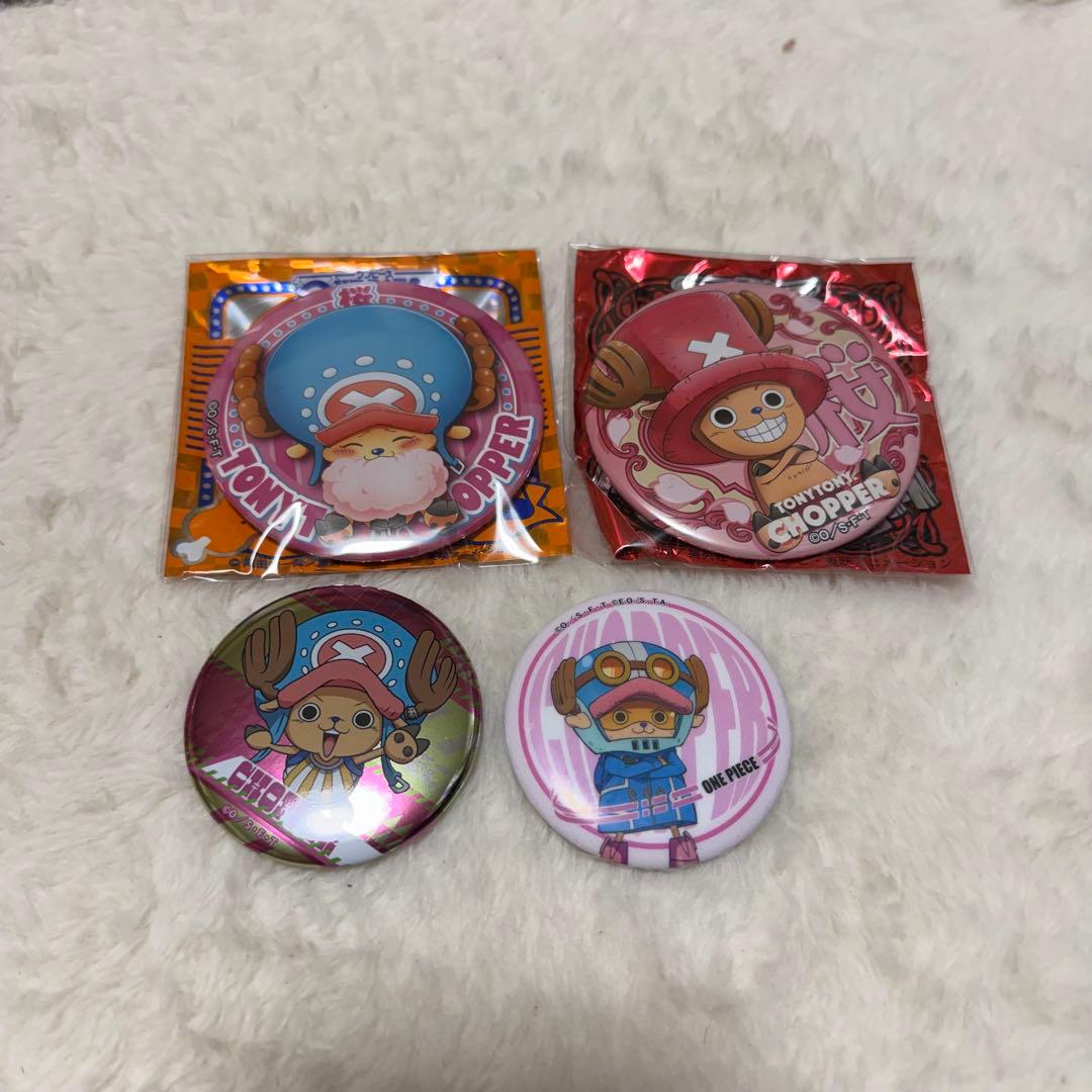 ONE PIECE 輩 チョッパー 缶バッジ 缶バッチ ワンピース - メルカリ