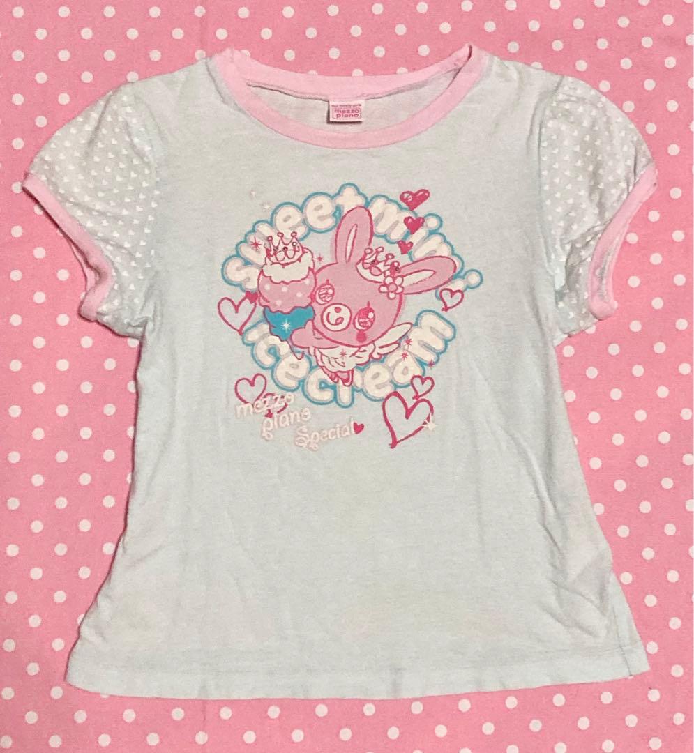 メゾピアノ　tシャツ　140 ナンバリングTシャツ(S(140cm) ブルー): ジュニア - ナルミヤ