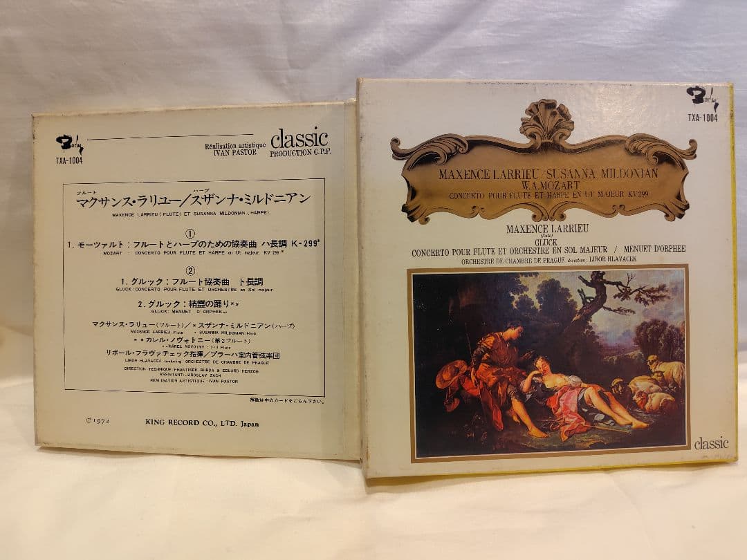 オープンリールテープ モーツァルト／フルート＆ハープ協奏曲他 - メルカリ