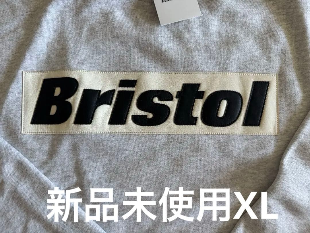 新品未使用 Bristol トレーナーXL グレー 23SSシンセティックレザー