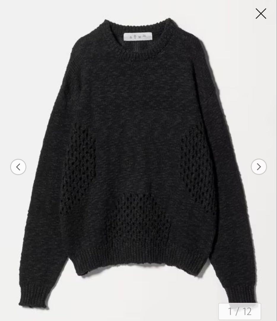 bal ニット ベンチレーション 黒 baloriginal BAL＞ベンチレーション セーター