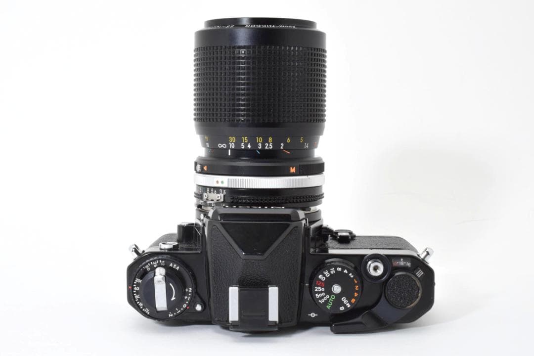 完動良品】Nikon FE Black + 35-105mm 元箱付 1125