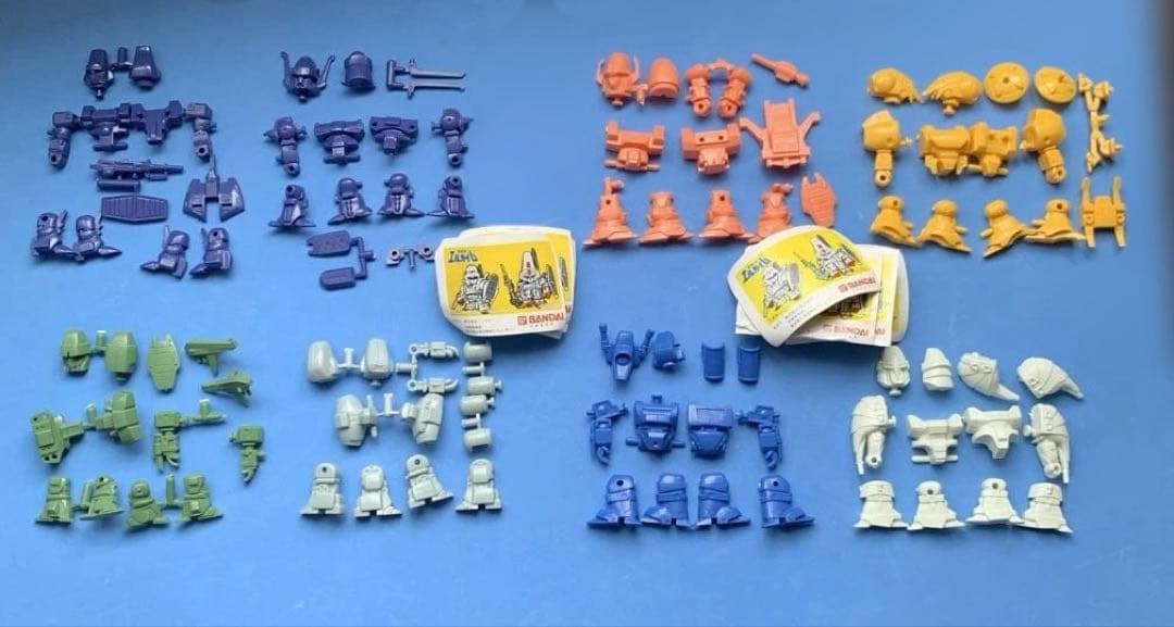 ☆レトロ　エルガイム　ガチャ　プラモデル　未組立品　全８種コンプセット ☆レトロ エルガイム ガチャ プラモデル 未組立品 全8種コンプセット