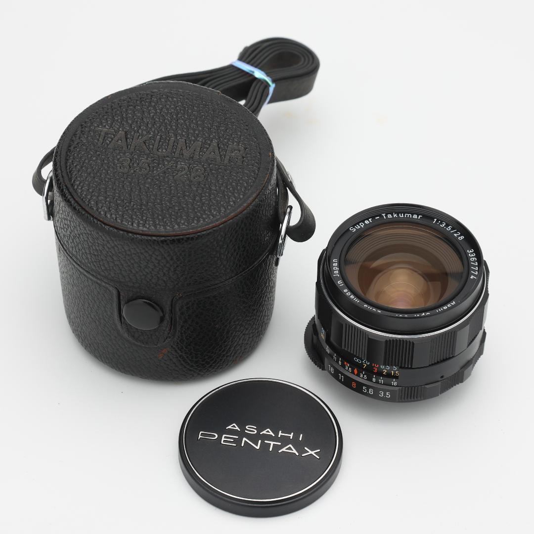 【美品】ペンタックス Super-Takumar 28mm F3.5 純正ケース Yahoo!オークション -「super-takumar 28mm f3.5」の落札相場・落札価格