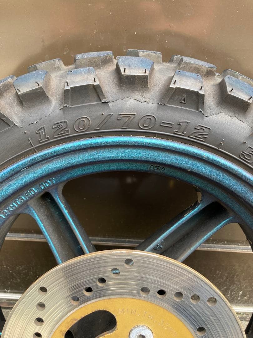 様 ストリートマジック 純正 フロントホイール CA1LB 120/70- (*)様