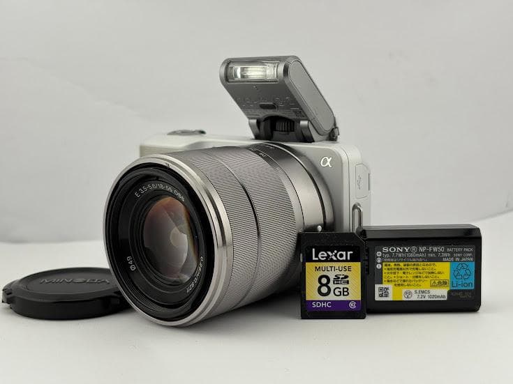 ★極上品★ソニー SONY α NEX-3 ボディ/レンズキッド/フラッシュ ☆極上品☆ソニー SONY α NEX-3 ボディ/レンズキッド/フラッシュ