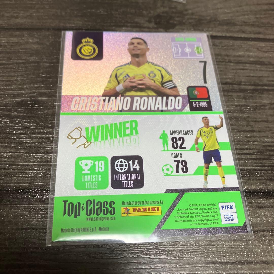 トレーディングカード パニーニ トップクラス クリスティアーノ