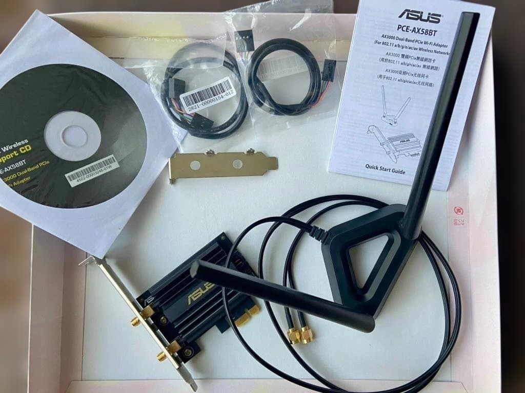 中古PCパーツ 無線LAN子機 ASUS PCE-AX58BT - メルカリ