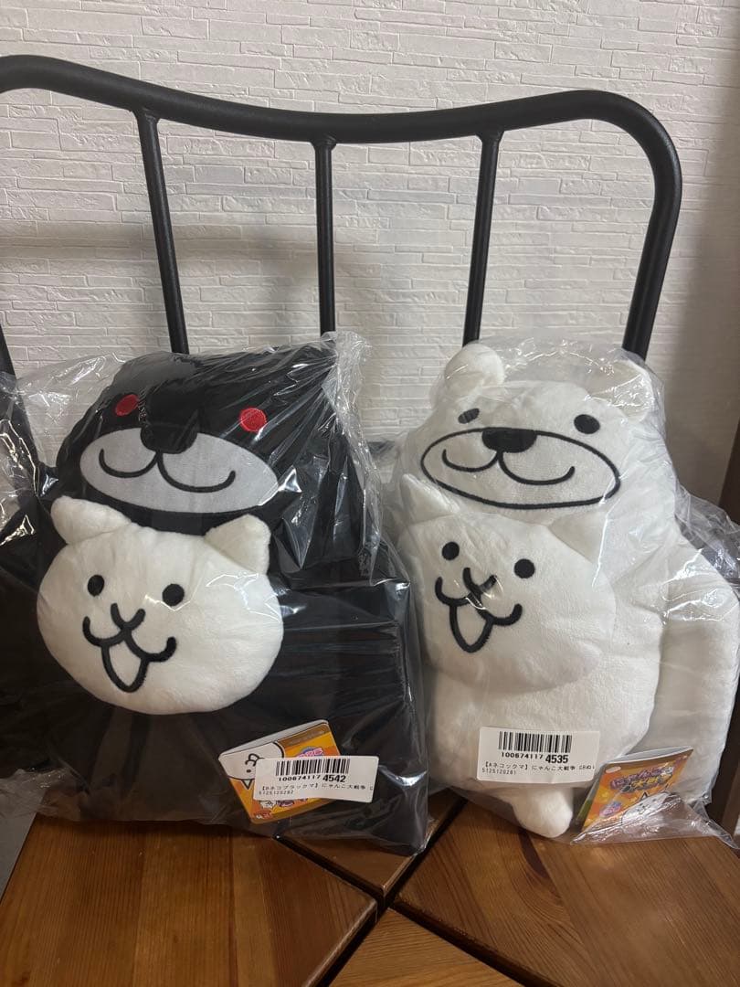 オンクレ獲得にゃんこ大戦争 GBぬいぐるみ11ネコックマ&ネコブラックマ