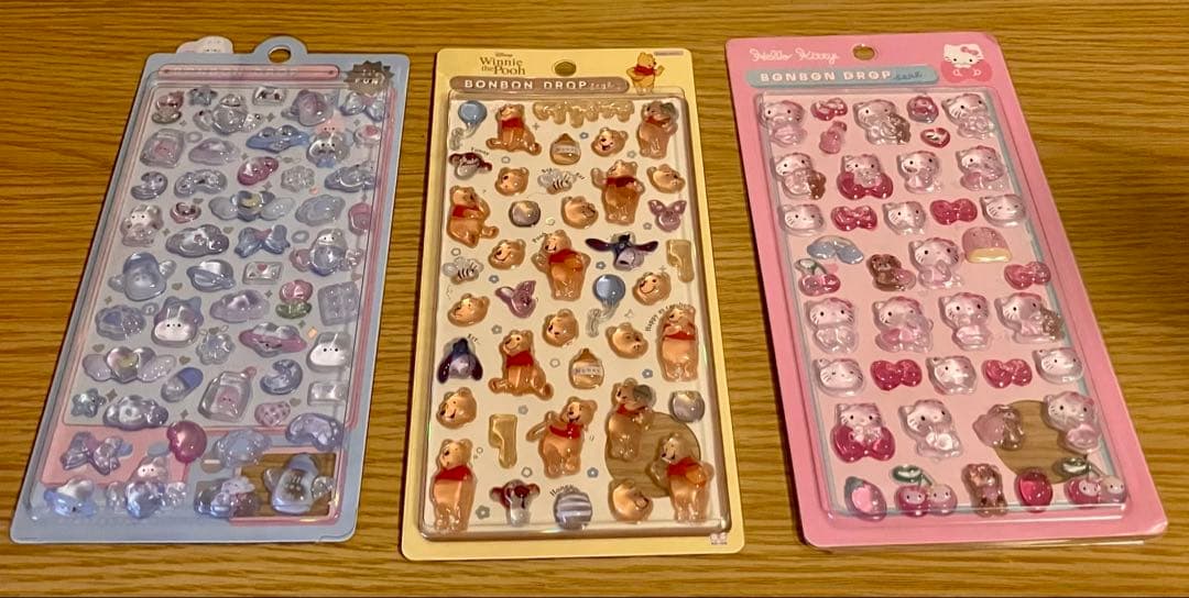 【即日発送】ボンボンドロップシール3セット(単品可) サンスター文具 ボンボンドロップシール ちいかわ・ハチワレ・うさぎ 3