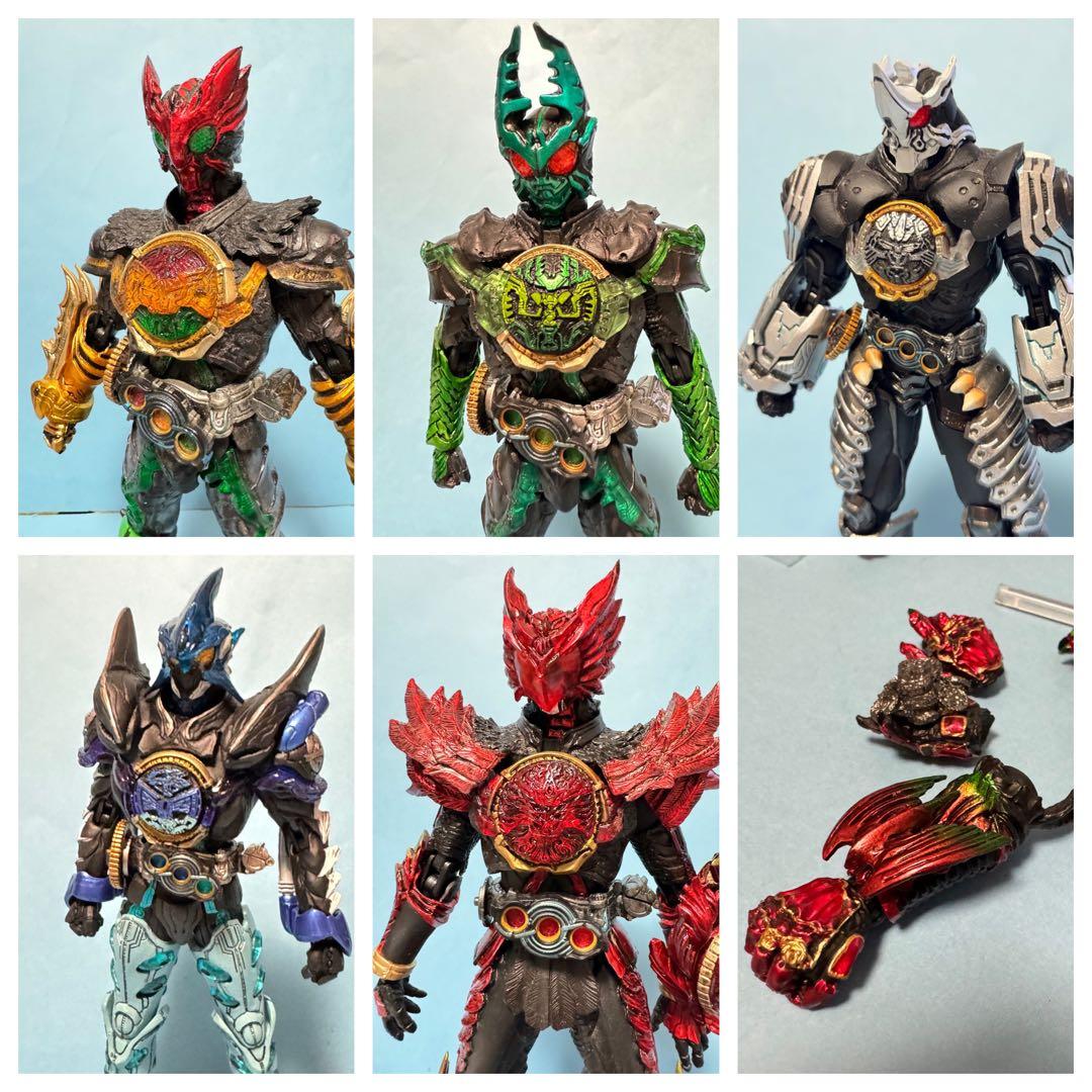SIC 仮面ライダーオーズ 5体+エフェクトセット - メルカリ