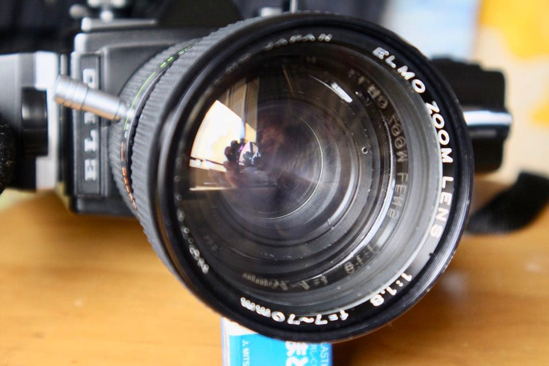 8mmフィルムカメラ ELMO SUPER8 SOUND 1050S 実写確認済 - メルカリ