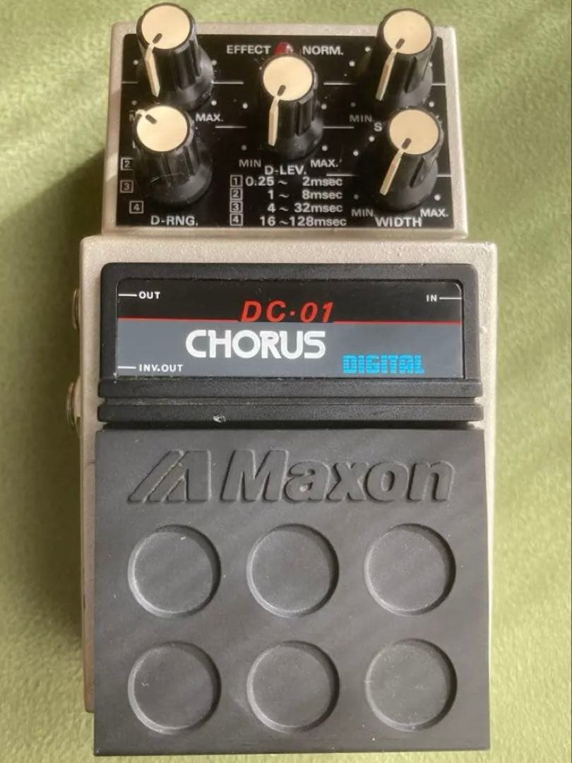 MAXON DC-01 CHORUS マクソン デジタルコーラスペダル 日本製 maxon DC-01 : ヘ(・・ヘ)