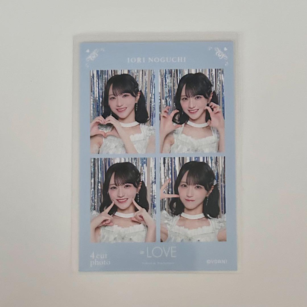 野口衣織 4カット フォトカード vol.2 イコラブ ＝LOVE - メルカリ