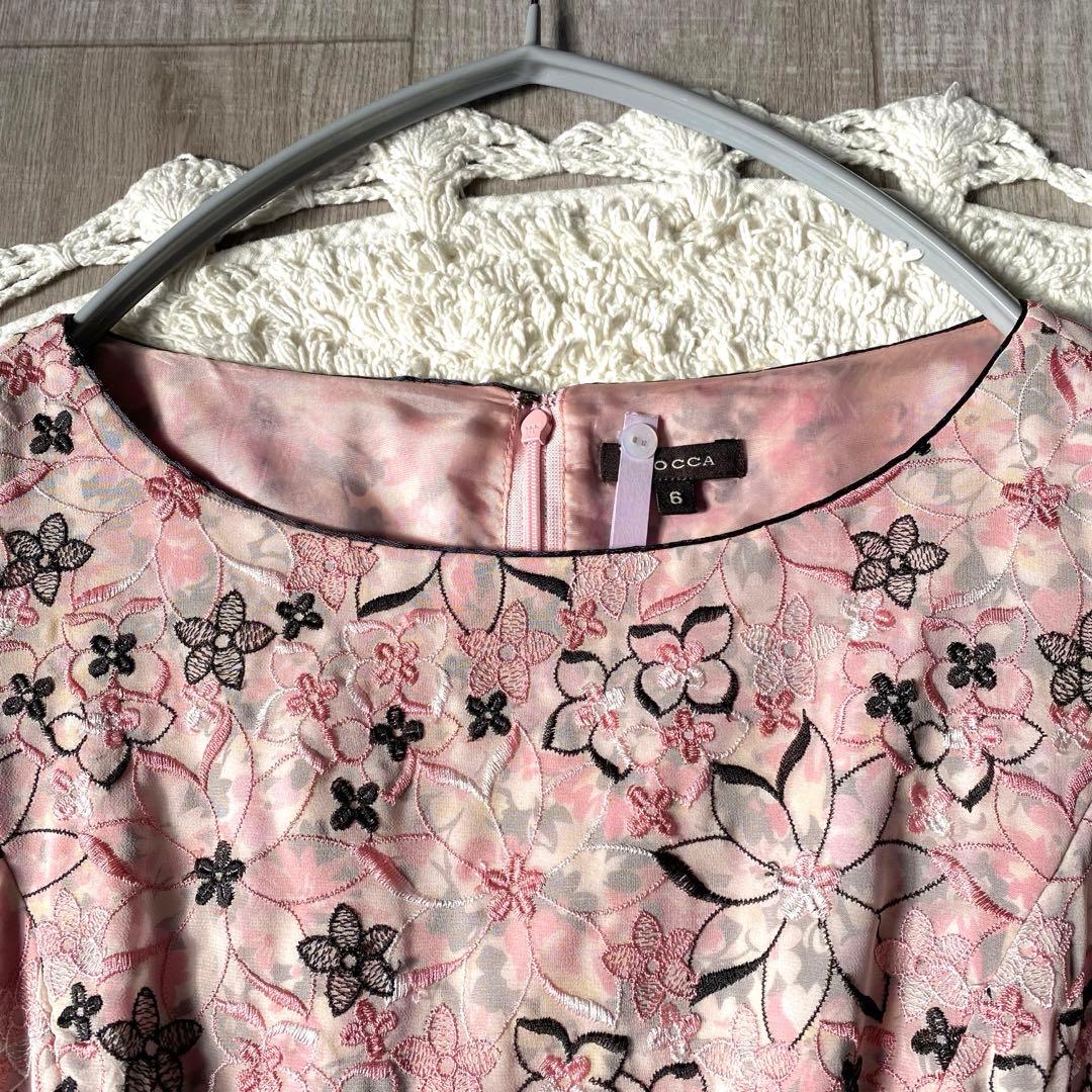 TOCCA トッカ SPRING STARドレス 刺繍 ワンピース 花柄 ピンク - メルカリ
