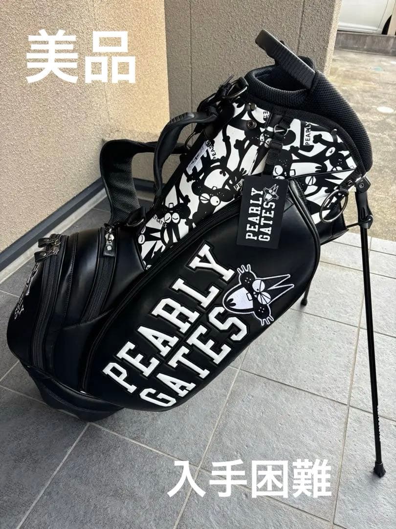 美品 入手困難 パーリーゲイツ ニャロメキャディバッグ キャディバッグ